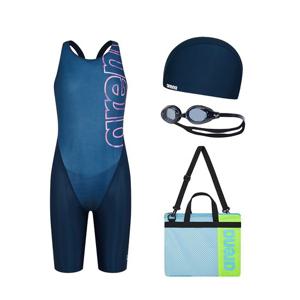 아레나]여아동 빅로고 4부반신 키트A4BG1KG03NVY_MN