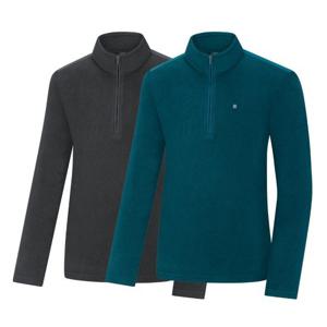 콜핑 남성 겨울 보온 긴팔 반집업 티셔츠 배색포인트 2404TK435M