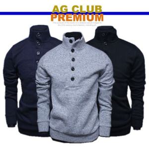 남자 기모 반폴라 목단추