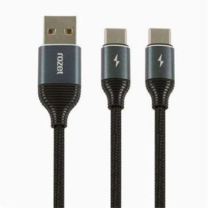 [프로셀러] 더블 C타입 충전케이블 1.2M RX-7820 패브릭 로제트