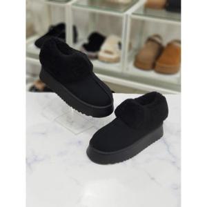 [한슈]한슈 세이브존07 절개라인 통굽 숏부츠 4cm HS39020kk (26