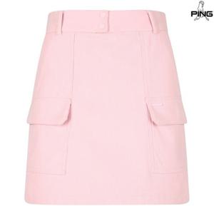 [핑골프][양말증정]여성 코듀로이 포켓 포인트 큐롯 스커트 121D4PC481_PK