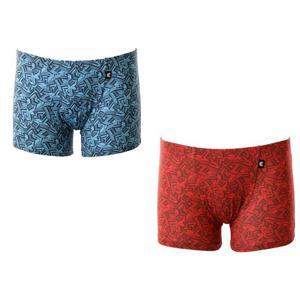 와코루 2매세트 매력적인 폴리스판 심플 기하학나염 남성드로즈(WMP2400)