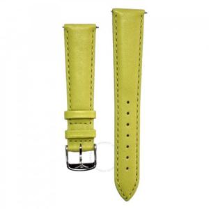 론진 15mm 시트러스 그린 가죽 워치 밴드 L600159493