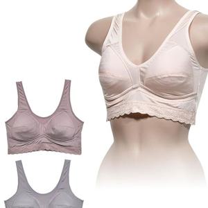 보엠 인견 노와이어 런닝형 A컵 브라 브라자 왕뽕