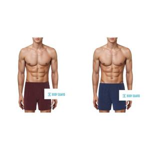 [보디가드](인밴드)부드럽고 신축성 좋은 흡한속건 남성 트렁크 2종택1 BGMTA881BGMTA882