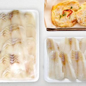Fresh 대구전 제수용 손질 고급 슬라이스 전감 400g x2팩 + 명태전감 1팩