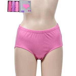 트라이 쾌적한 순면 여성 여자 맥시 삼각 팬티 3P