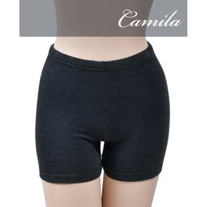 카밀라 따뜻하고 편안한 기모 여자 3부 바지 쫄바지