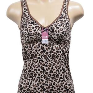 쏘로사떼 여자 폴리 브라런닝 호피 매쉬 이너 편한