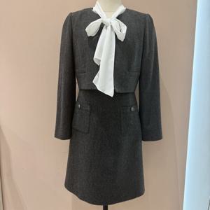 [숲]타이 탈부착 자켓형 원피스 SB3OPM5