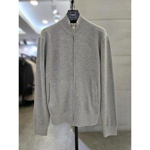 바쏘옴므 세이브존03 바쏘옴므 25 그레이 면 혼방 풀 짚업 가디건 WSAGZ1WA94AGRA