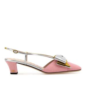 발렌티노 슬링백 보우 디테일 키튼 힐 펌프스 6W2S0LB6QLJ R1U