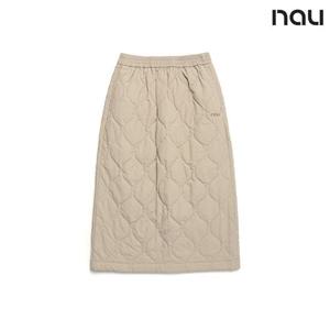나우  (1NUPDW3501_LE) W 코지경량패딩스커트 L.BEIGE
