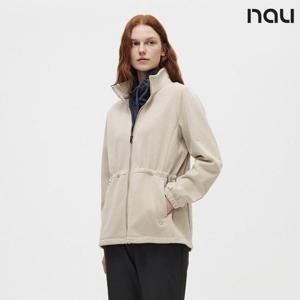 나우  (1NUJKW4503_LE) W텐셀본딩하이넥자켓 L.BEIGE