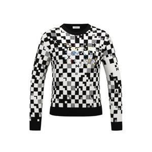 [링스골프]아트웍 포인트 라운드 스웨터 L21C3SR168_IC