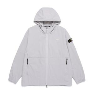 내셔널지오그래픽 N252UFT840 아델리 경량 우븐 후드 풀집업 SILVER GREY