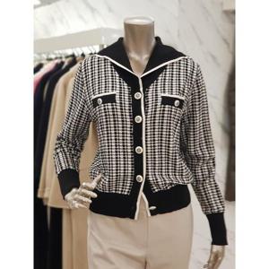 미니멈 세이브존01 세 일러 체크가디건 MXAAKC1310