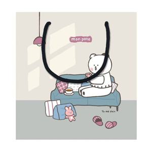 몽 몽 포트 캐릭터 쇼핑백 (10개 1세트)