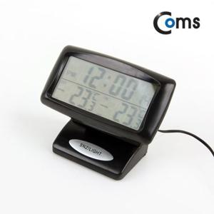 Coms 차량용 디지털 시계 달력 온도계 SH-350-2 디지털