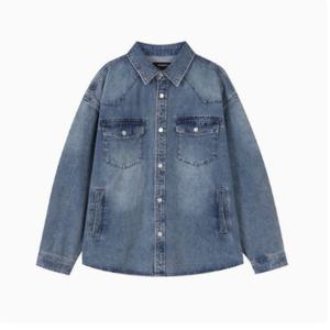 [버커루] 남성 웨스턴 데님 셔켓  B245DS121P