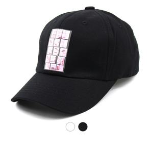 [디꾸보]예쁜 한글 레터링 어저스터블 볼캡모자 ET770NE