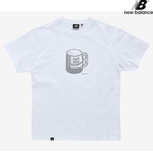 뉴발란스 NBNEC29043-WH 캠핑 일러스트 반팔티 남녀공용 티셔츠