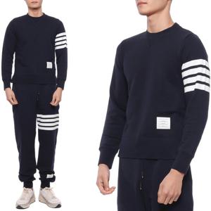 [톰브라운] 23SS 남성 사선 스트라이프 맨투맨 (MJT021H 00535 461 23S)