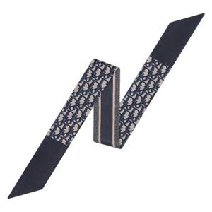 디올 오블리크 미차 스카프 네이비 15DOB106I600 C541