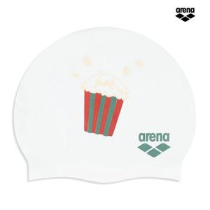 아레나 팝콘 롱헤어 실리콘수모 A5AC1AC14 WHT