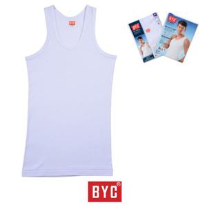 (BYC)면100 남성 빅사이즈 무지 런닝 110사이즈 남성런닝