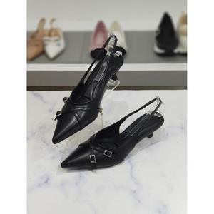 한슈 세이브존03 버클 크로스 슬림코 슬링백힐 6cm AGHS443002bsA