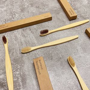 비긴에코 모소 대나무 칫솔 10개 베이지 / 밤부 나무 KC인증