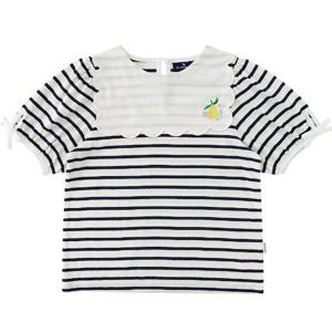 [블루독]블루독 퍼프 스칼럽 자수 반팔 티셔츠(24315-332-59)_NY