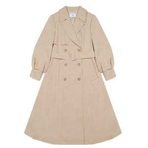 [씨]볼륨 소매 A라인 트렌치 코트 SKNAB2601