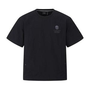 [하이드로겐] 유니 데일리 우븐 셋업 반팔 티셔츠 H31E2TR229_BK