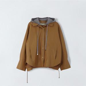 [앤클라인(여성의류)]후드 레더 자켓 9H1LG0190