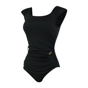 [아레나]A5BL1SO02BLK 라일락 레저 원피스 세트 실내 비치 수영복