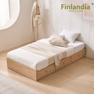 핀란디아 메이트 무헤드 원목 수납침대 슈퍼싱글SS
