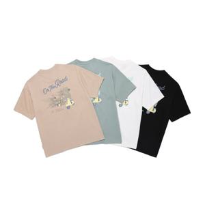 내셔널지오그래픽 N252UTS982 리젠아스킨 온더로드 그래픽 세미오버핏 반팔 티셔츠 4종택 1