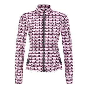 [파리게이츠] 여성 바니 패턴 스트레치 집업티 521E2TF508_PK