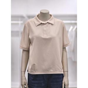 프렐린 세이브존02 반팔 카라넥 티블라우스 RBB252581