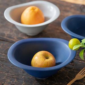 이천도자기 조이엘로 타원 과일볼 22.5cm 도자기볼 도기볼 타원볼 샐러드볼 이천도기볼 타원형볼 미니볼 도