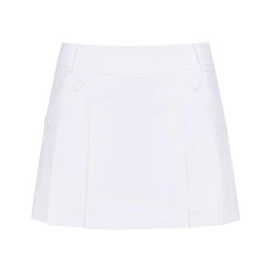 [파리게이츠] 여성 솔리드 플리츠 큐롯스커트 521E2PS404_WH