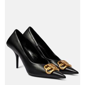 발렌시아가 Square Knife BB 레더 펌프스 P00789681