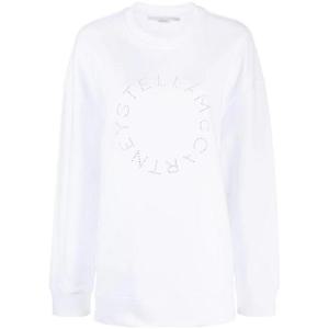 Stella McCartney 라인스톤 장식 로고 스웨트셔츠 6J02063SPX37