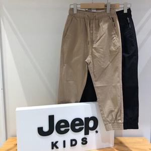 [지프키즈]기본 공용 우븐 면 스판 조거 팬츠 KM2PTU792GB