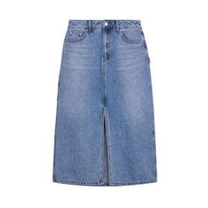 클라이드 여성 롱 데님 청 스커트 FPBSK742F