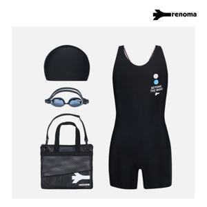 [레노마 ] 여아 X백 반신수영복(생존키트) BK-GS2F891_폴리백증정