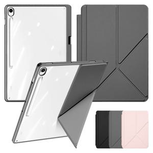 갤럭시탭S10 FE+ 플러스 13.1 분리형 세로거치 S펜수납 투명 커버 케이스 CF-9